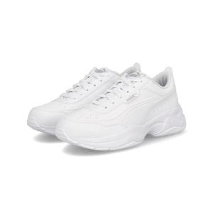 PUMA プーマ CILIA MODE レディーススニーカー 厚底 白スニーカー シリアモード 371125 02 プーマホワイト/プーマシルバー