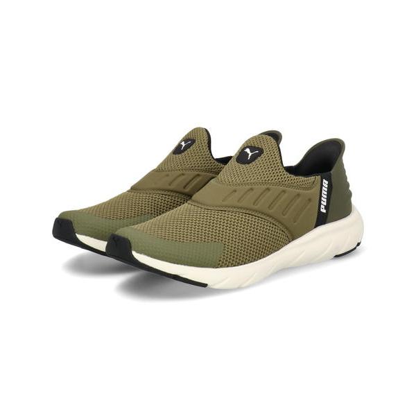 PUMA プーマ SOFTRIDE FLEX EASE IN WD 軽量 幅広 メンズスニーカー ソ...