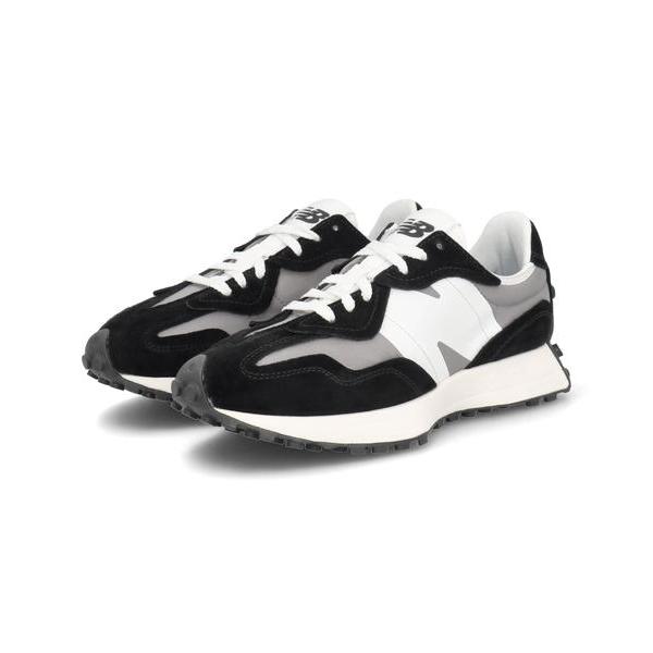 new balance ニューバランス U327W メンズスニーカー 634327 EC ブラック ...