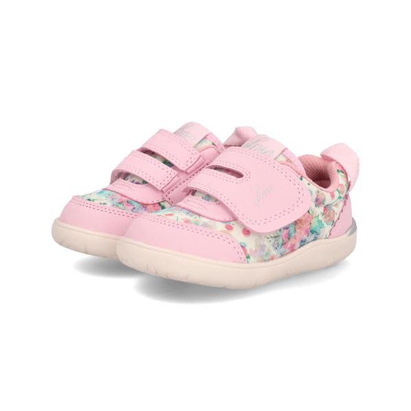 IFME イフミー CALIN カラン ベビー 花柄ワンベルトシューズ 軽量 20-3815 ピンク