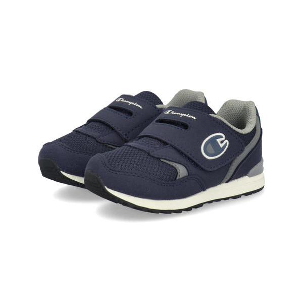 Champion チャンピオン B200 ベビーシューズ ワンベルト スニーカー KE75403 ネ...