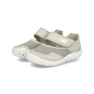 new balance ニューバランス I208 ベビーサンダル サマーシューズ 子供靴 水陸両用 ワンベルト I208215 ベージュ