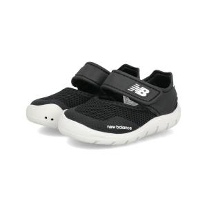 new balance ニューバランス I208 ベビーサンダル サマーシューズ 子供靴 水陸両用 ワンベルト I2084FQ ブラック