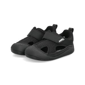 PUMA プーマ KITTEN SUMMER V INF ギフトボックス仕様 ベビーサンダル 子供靴 キッテンサマーVインファント 404954 04 プーマブラック/プーマホワイト