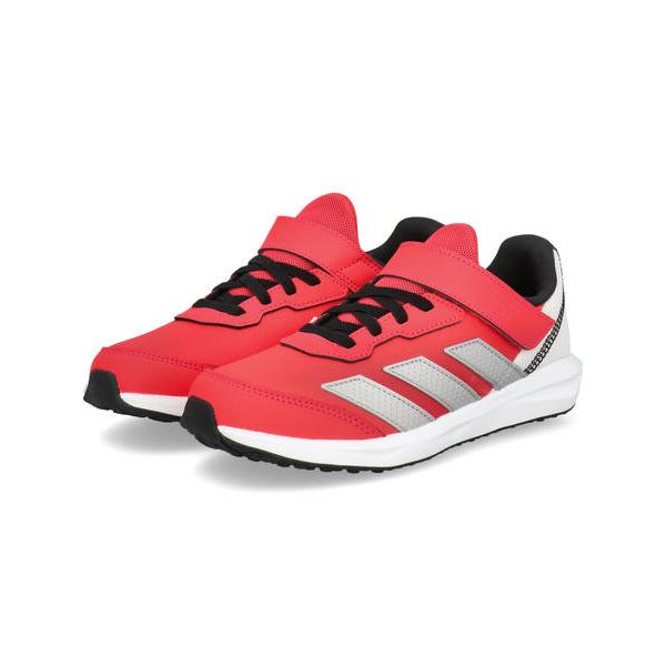 adidas アディダス FAITO EL K 軽量 キッズスニーカー 運動会 子供靴 ストラップ ...