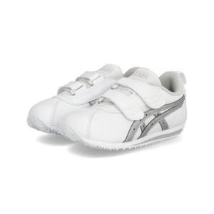 ASICS KIDS SUKU2 アシックス スクスク COTLA MINI SL 3 キッズスニーカー 子供靴 2本ベルト ストラップ コトラミニSL3 1144A393 100 ホワイト/シルバー