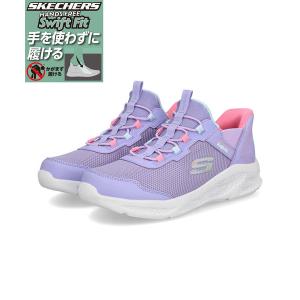 SKECHERS スケッチャーズ SWIFT FIT スウィフトフィット CRATER-LIGHTS-KALISTA 軽量 キッズスニーカー 子供靴 クレーターライト 312094L [HF] ラベンダー