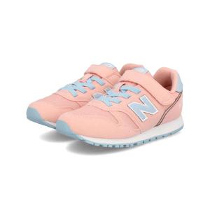 new balance ニューバランス YV373 キッズスニーカー 細幅 ストラップ 子供靴 キッズシューズ 717373 AM2 ピンク｜asbee