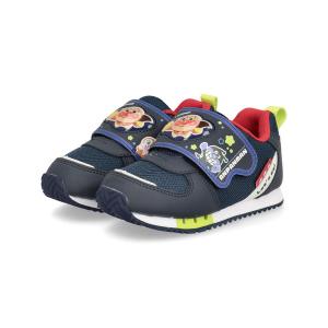 アンパンマン キッズ シューズ 子供靴 スニーカー ワンベルト AP C184 ネイビー