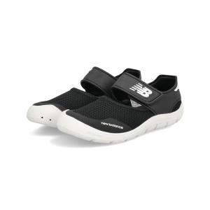 new balance ニューバランス Y208 キッズサンダル サマーシューズ 子供靴 水陸両用 ワンベルト Y20853L ブラック