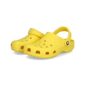 crocs クロックス CLASSIC CLOG K 超軽量 キッズサンダル サボ クラシッククロッグK 206991 7C1 レモン
