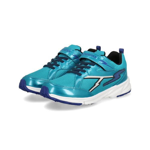 SUPERSTAR スーパースター バネのチカラ キッズスニーカー 軽量 幅広3E 子供靴 運動会 ...