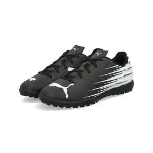 PUMA プーマ ATTACANTO 2 TT JR キッズスニーカー 子供靴 サッカートレーニングシューズ ひも靴 アタッカント2TTジュニア 108497 01 プーマブラック/ホワイト