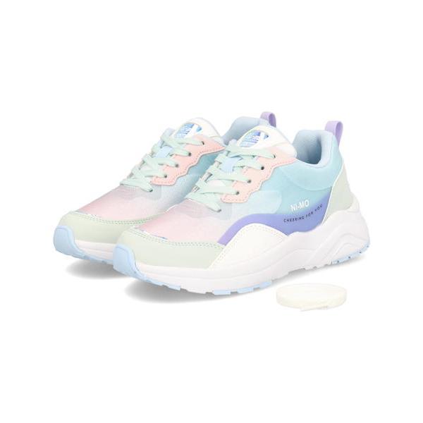 moonstar Ni-mo ムーンスターニーモ キッズ 厚底防水スニーカー ゴムシューレース付き ...