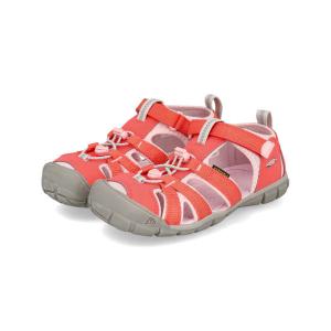 KEEN キーン YOUTH SEACAMP 2 CNX 水陸両用 キッズスポーツサンダル 子供靴 アウトドアシューズ シーキャンプ2CNX 1030813 デュバリー/ピンクアブー