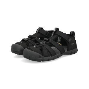KEEN キーン YOUTH SEACAMP 2 CNX【水陸両用】キッズスポーツサンダル 子供靴 アウトドアシューズ(シーキャンプ2CNX) 1027418 ブラック/グレー