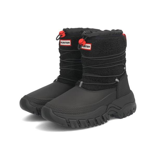 HUNTER ハンター W WANDERER SHORT SHERPA SNOW BOOT 防水 防...