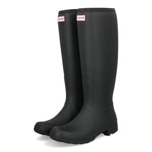 HUNTER ハンター UNISEX ESSENTIAL TALL BOOT メンズラバーブーツ ロングレインシューズ ユニセックスエッセンシャルトールブーツ UFT2407RMA ブラック｜靴の通販総合オンラインASBee