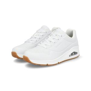 SKECHERS スケッチャーズ UNO-STAND ON AIR レディーススニーカー ウノスタンドオンエアー 73690 WHT ホワイト｜asbee