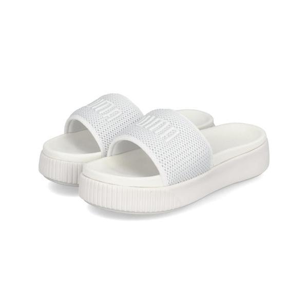 PUMA プーマ PLATFORM SLIDE UM【軽量】レディース厚底シャワーサンダル スライド...