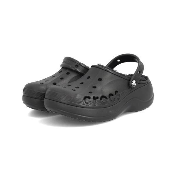 crocs BAYA PLATFORM LINED CLOG ボアライナー 2WAY 厚底 クロック...