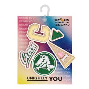 crocs クロックス JIBBITZ CHARMS ジビッツチャーム VARSITY PATCH 5 PACK