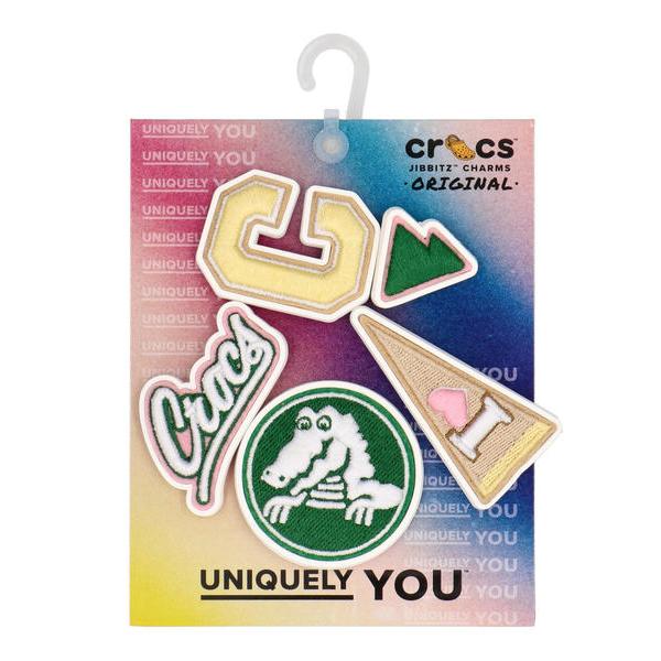 crocs クロックス JIBBITZ CHARMS ジビッツチャーム VARSITY PATCH ...
