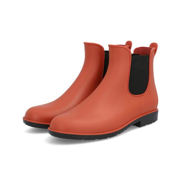 heal me ヒールミー レディース サイドゴアレインブーツ 841100 ブラウン