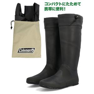 Coleman コールマン レディース パッカブルレインブーツ 携帯可能 たためるレインブーツ 913121 ダークブルー レディース