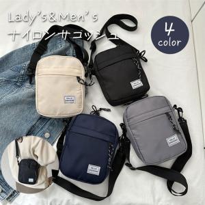 サコッシュ レディース メンズ 軽い スマホポーチ スマホショルダー おしゃれ ナイロン コスパ 財布 縦型 小さめ ポシェット 斜めがけ シンプル スマホ ポーチ