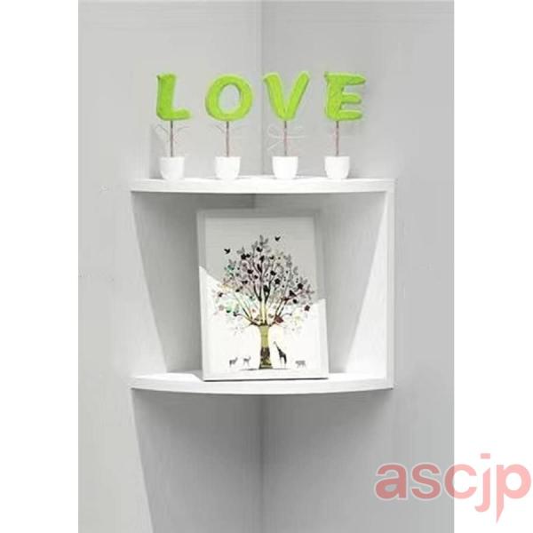 壁を傷つけない ウォールシェルフ 天然木 三角コーナーウォールラック おしゃれ 壁掛け 収納 三角 ...