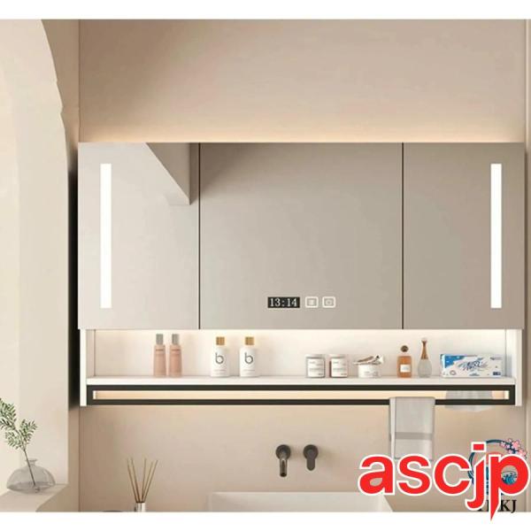 洗面所鏡タッチコントロール 洗面 化粧台LEDライト付き 洗面化粧台 ミラーキャビネット 浴室 ミラ...