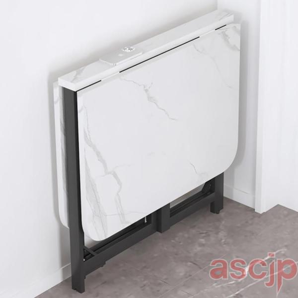 モダンな折りたたみダイニングテーブル、拡張可能なドロップリーフ折りたたみダイニングテーブル、調節可能...