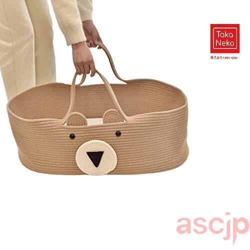 ベビー用クーファン クーファン ロープ編み 敷きマット付き クーハン ベビーキャ