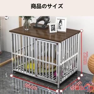 大型犬用ケージ 犬ケージ ペットケージ 屋根付...の詳細画像1