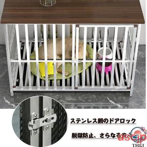 大型犬用ケージ 犬ケージ ペットケージ 屋根付...の詳細画像5