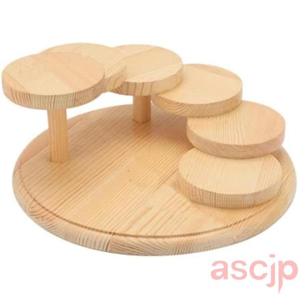 寿司・刺身盛台 木製 階段盛器 立体盛込 段々 お寿司 お刺身 お肉 焼肉 食品 階段型盛り付けプレ...
