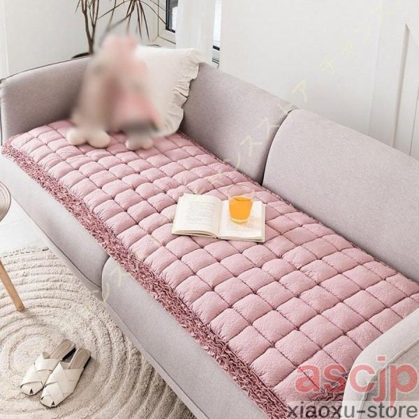 座布団 長い 厚い 大きめ 洗える ソファー用厚い 低反発 長い座布団 お昼寝マット 長方形 通気性...