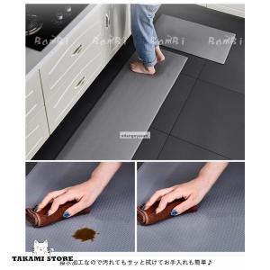 キッチンマット 拭ける キッチンラグ 北欧 ラ...の詳細画像2