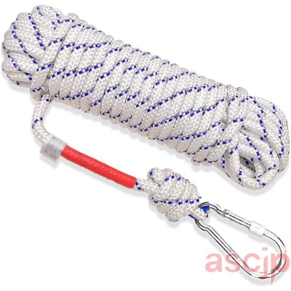 12 mm多機能鋼線コア反射耐火ロープ家庭用緊急脱出ロープ長さ10 M / 20 M / 30 M ...