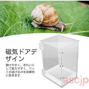 磁気アクリル爬虫類ケージ 爬虫類テラリウムタン...の詳細画像1