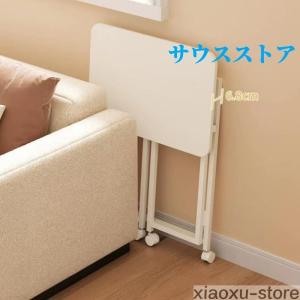 折りたたみテーブル デスク 60cm×40cm...の詳細画像5