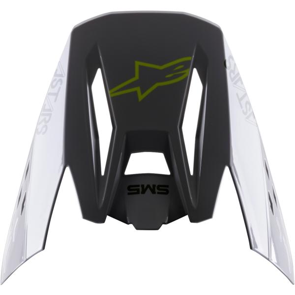 ALPINESTARS S-M5 ヘルメット用 BOND バイザー シルバー/蛍光イエロー グロッシ...