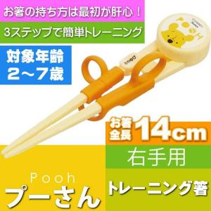 くまのプーさん デラックストレーニング箸 持ち方練習用お箸