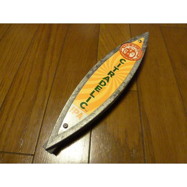 ビアタップ サーフボード オレンジ USED品 ビアサーバーノブ 加工してシフトノブにも ロサンゼス...