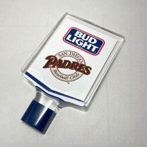 ビアタップ ハンドル B7 BUD LIGHT PADRES バドライト ブルー シフトノブ にも ビールサーバーノブ ヴィンテージ アンティーク アメリカ雑貨 usdm jdm｜aseff