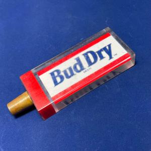 ビアタップ ハンドル B146 Bud Dry アクリル カリフォルニア ビール シフトノブ ビールサーバーノブ ヴィンテージ アンティーク アメリカ雑貨 usdm｜aseff