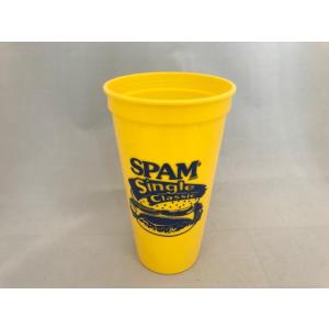 スパム プラスチックカップ イエロー アメリカ 雑貨 SPAM パーティーカップ ハワイアン カップ｜aseff