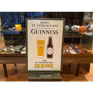 TIN SIGN ギネスビール BLONDE GUINNESS E127 チカーノ 看板 スチールサイン アメリカングッズ ローライダー ガレージ インテリア  ブリキ｜aseff