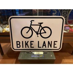 ロードサイン BIKE LANE L 未使用品 自転車専用 フードトラック キッチンカー ディスプレ...